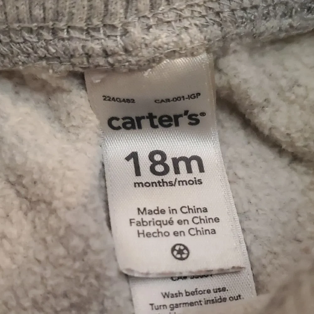 Carter's 18 Months Athletic Gray Joggers 🌏5/$10🌏
